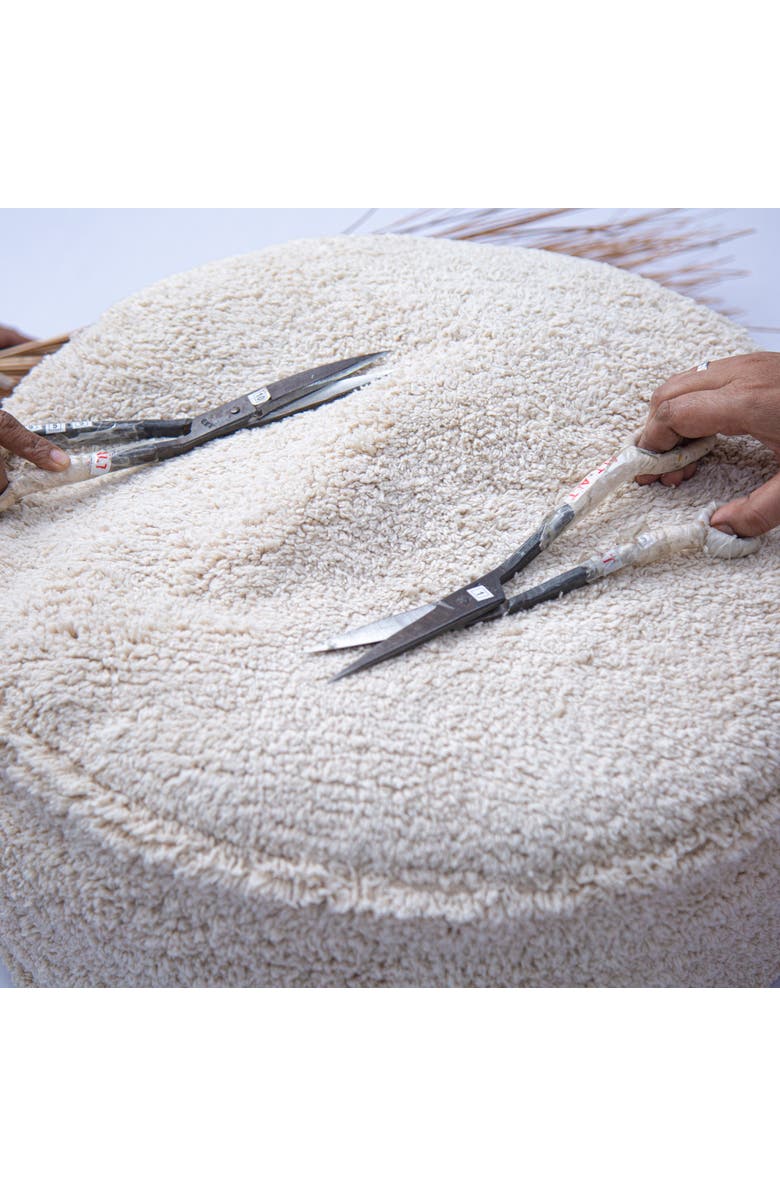 Lorena Canals Pouf Chill, Alternate, color, Natural