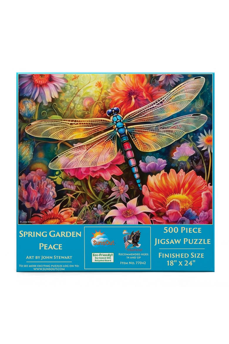 Spring Garden Peace 500 piece Jigsaw Puzzle for Adults, Alternate, color, Multicolor