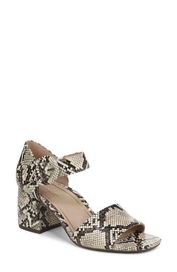 Vionic Chardonnay Block Heel Sandal In Multi