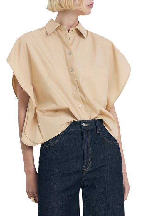 Oversize Button-Up Shirt