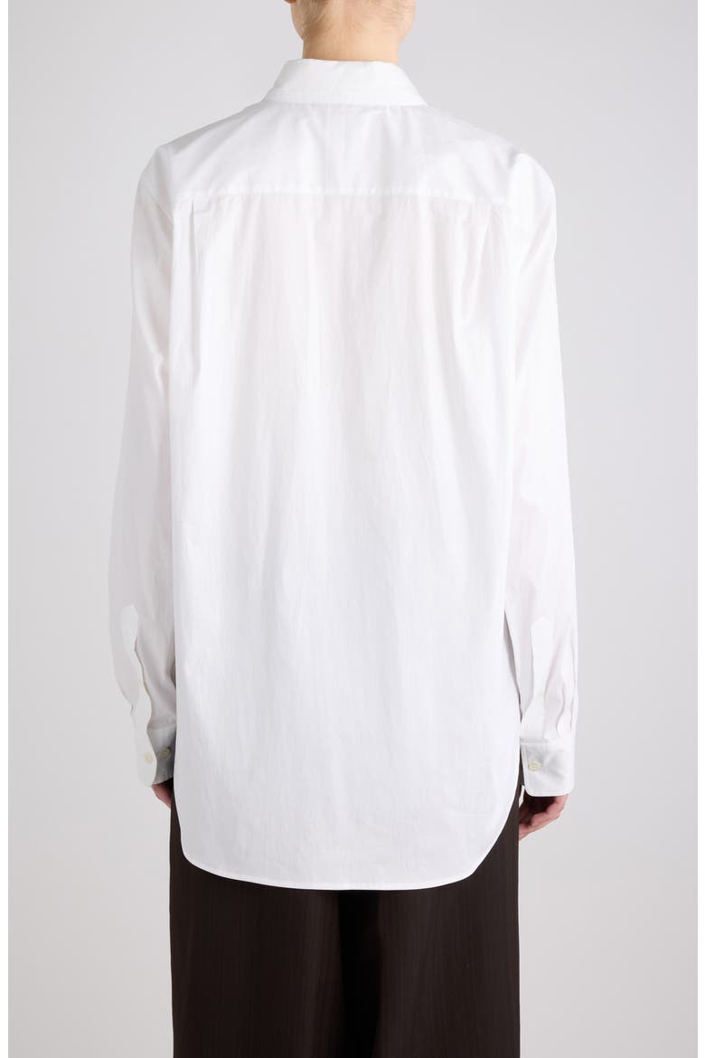 Embroidered Cotton Shirt, Alternate, color, WHITE