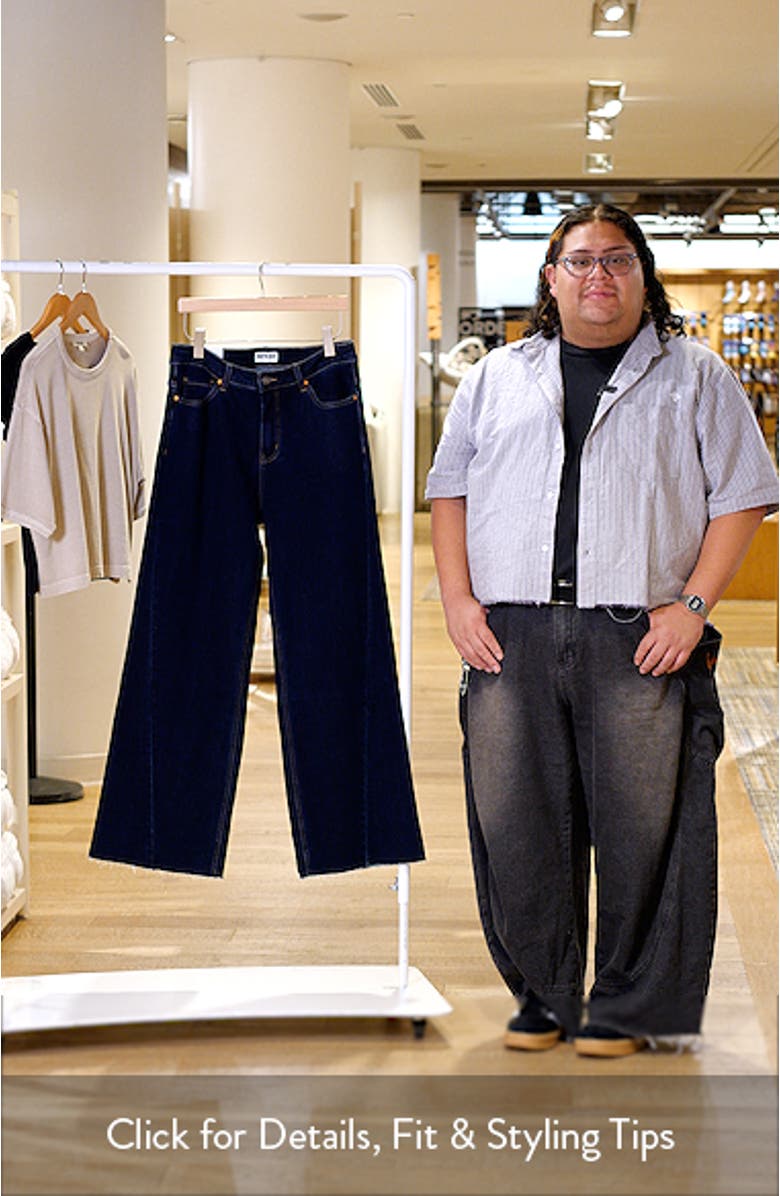 High Waist Wide Leg Jeans, sales video thumbnail