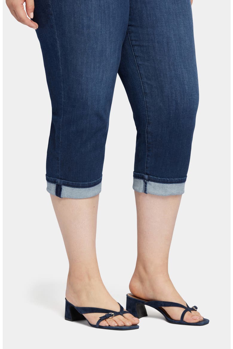 Marilyn Cuffed Capri Jeans, Alternate, color, INSPIRE
