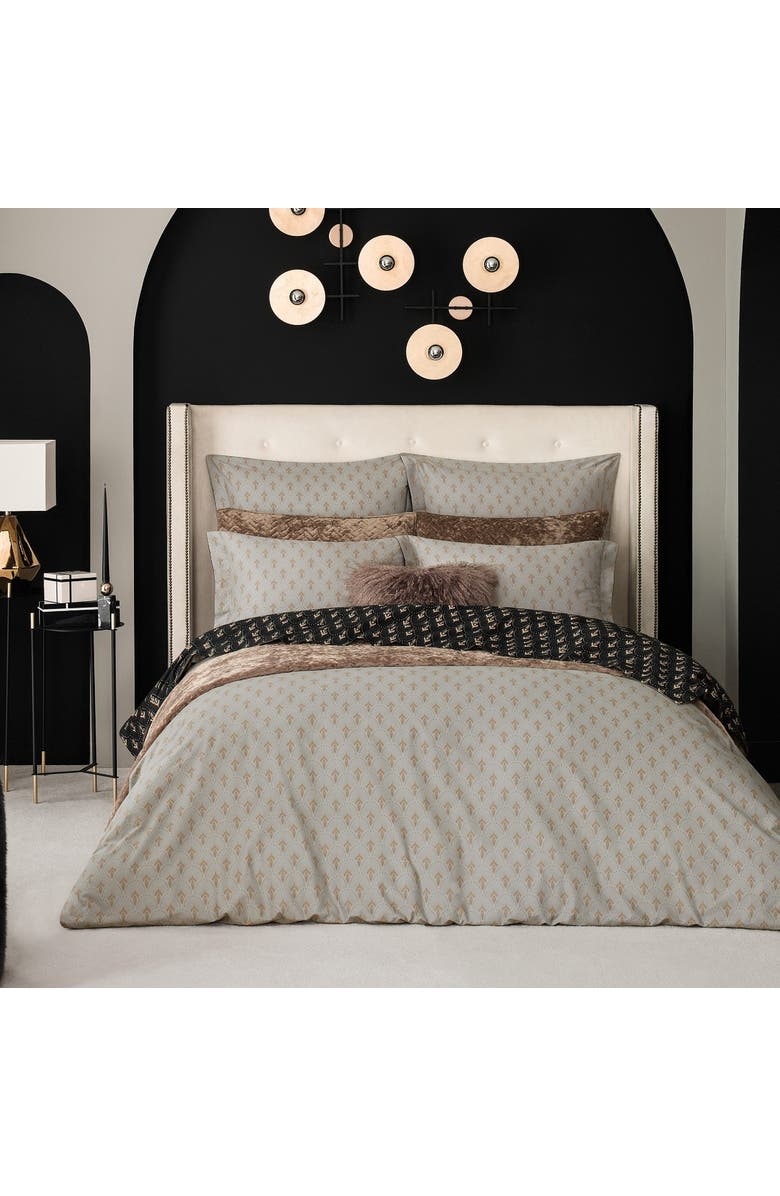 Togas Ladnier Duvet Cover, Alternate, color, Black