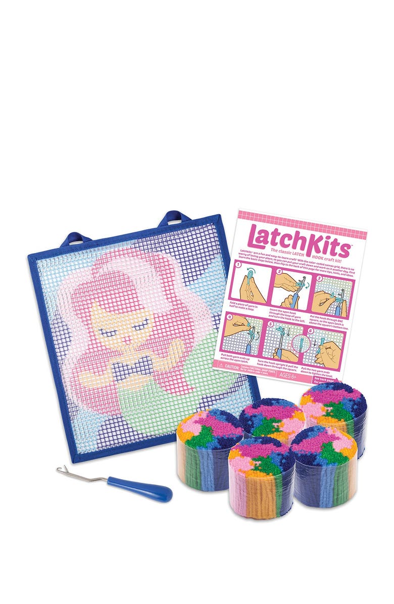 SPIROGRAPH Latchkits(R) Mermaid Mini Rug Kit, Main, color, 