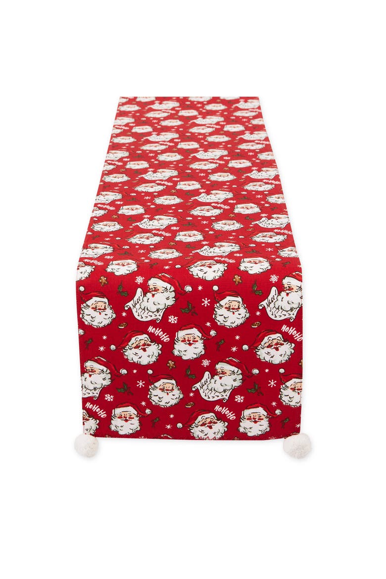 Ho Ho Ho Santa! Embellished Table Runner, Alternate, color, Santa!