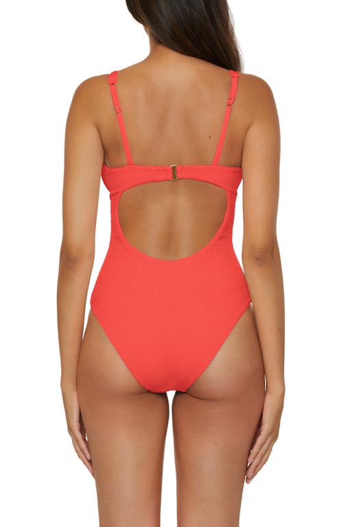 Lucky Brand Valencia One-piece Swimsuit In Orange