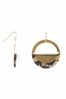 OLIVIA WELLES Trish Resin Drop Earrings