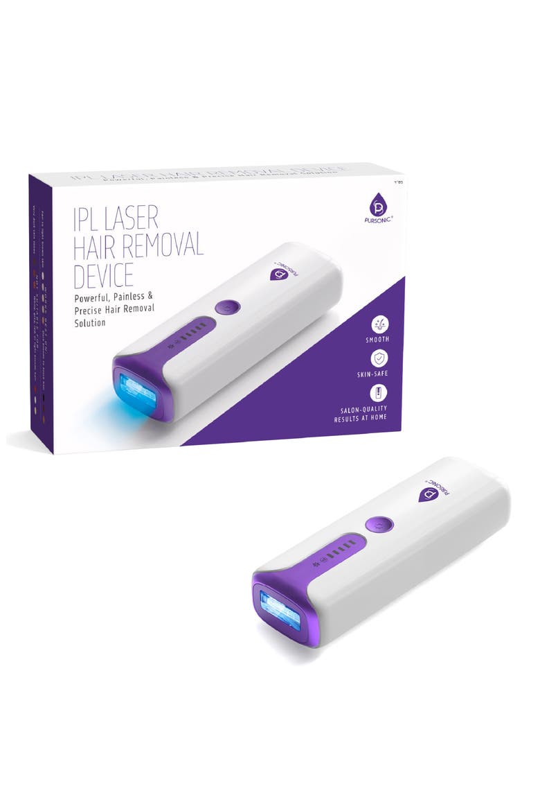 IPL Laser Hair Removal Device, Main, color, WHITE