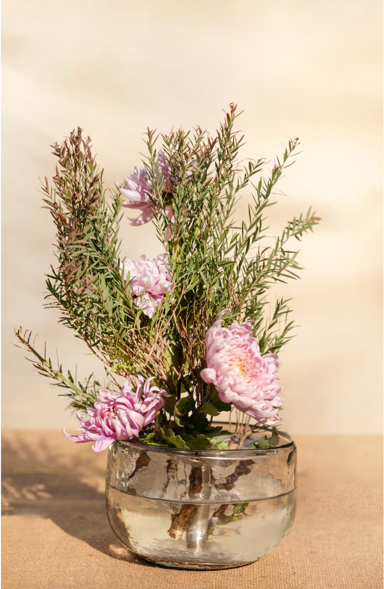 The Collective Home Floral Flower Frog Low, Alternate, color, Clear