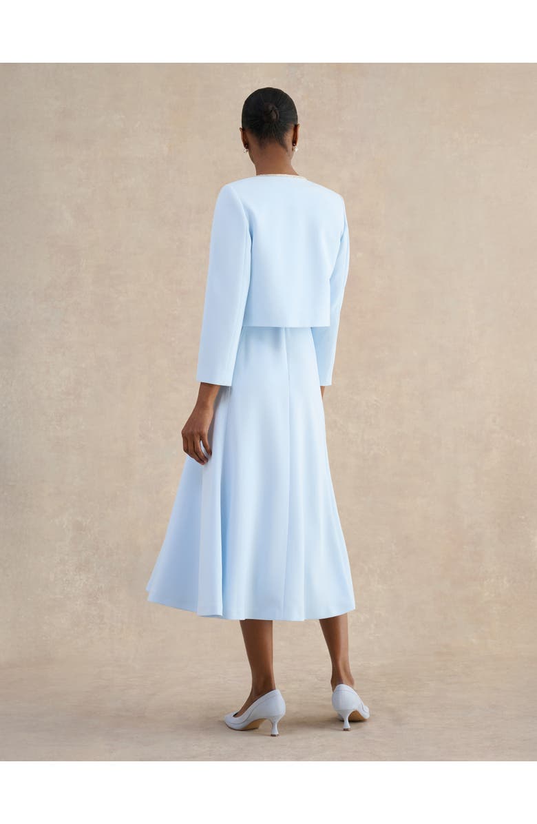 HOBBS LONDON Beatrix Embellished Jacket, Alternate, color, Pale Blue