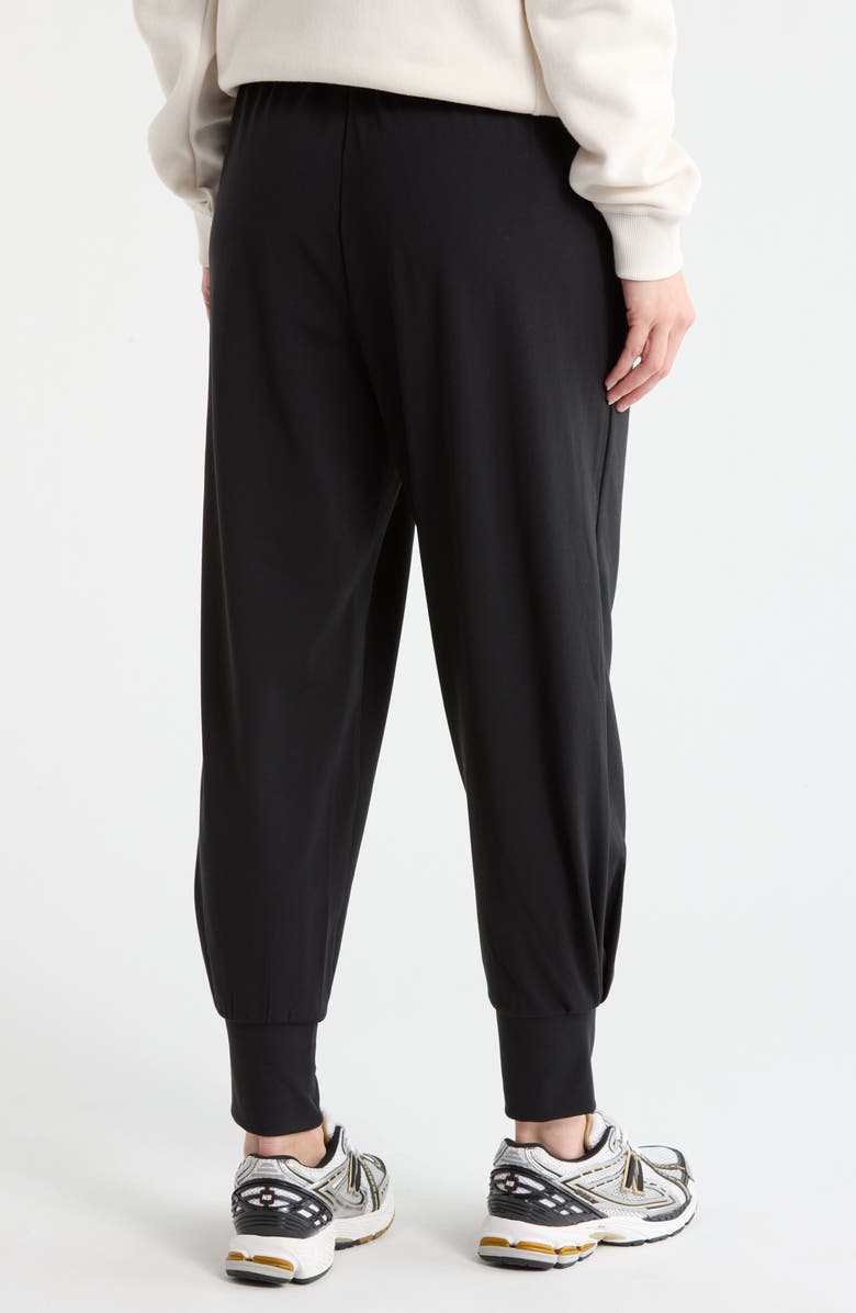 YOGALICIOUS Manhattan Chic Scuba Knit Joggers, Alternate, color, Black