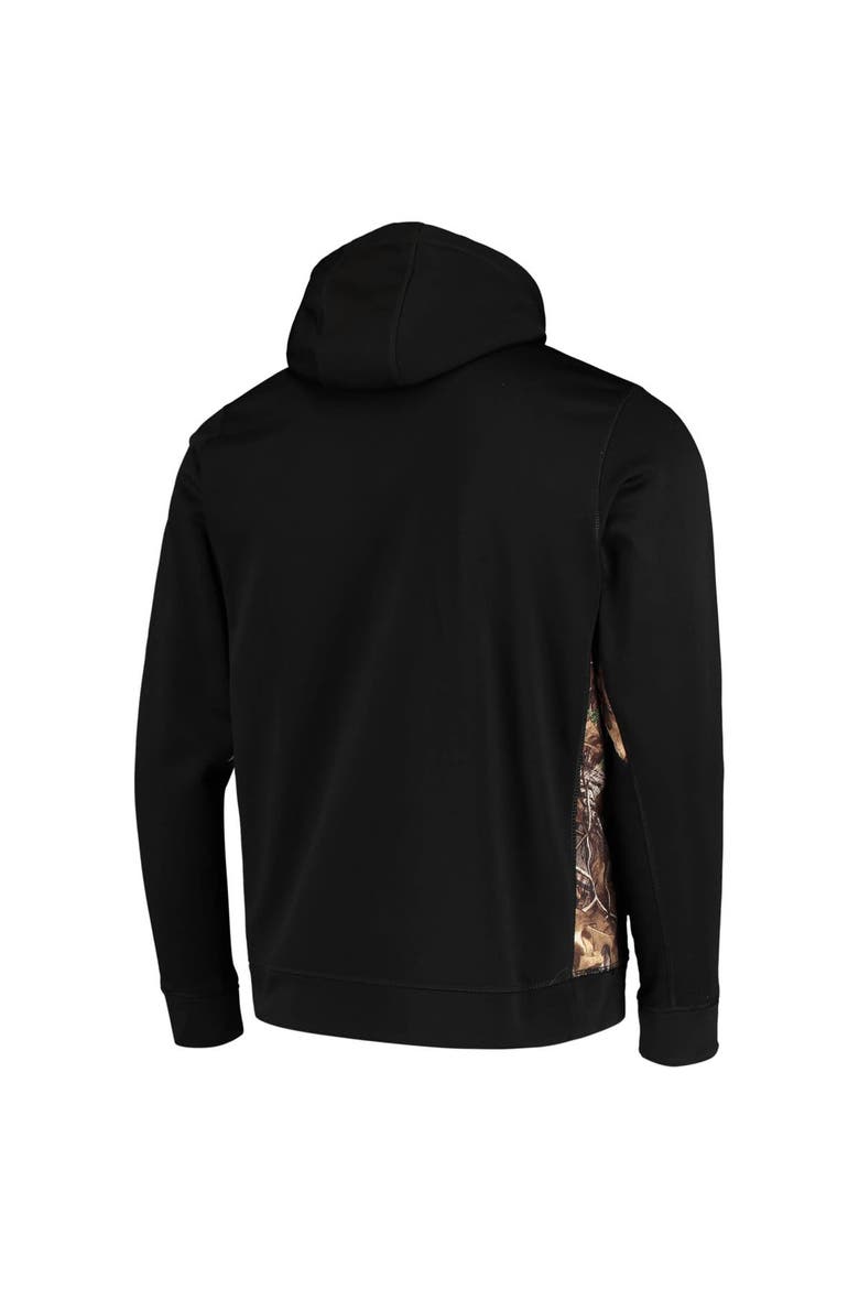Men's Dunbrooke Black/Realtree Camo Arizona Cardinals Logo Ranger Pullover Hoodie, Alternate, color, Black