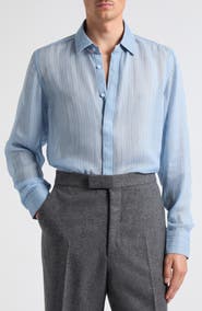 TOM FORD Striped Silk Shirt