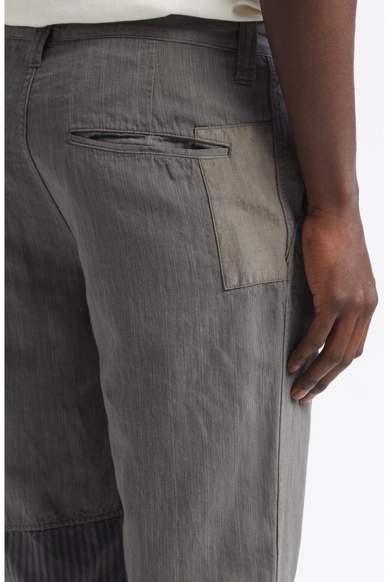 Bricolage Wool & Linen Pants, Alternate, color, GREY