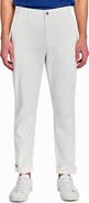 CONSTRUCT Slim Fit Solid Cotton Stretch Flat Front Pants