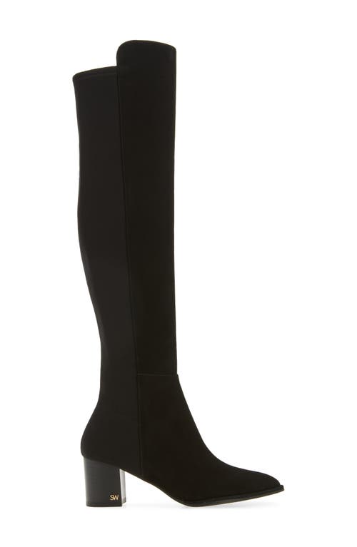 Stuart Weitzman Ryland Tall Leather Boot In Animal Print