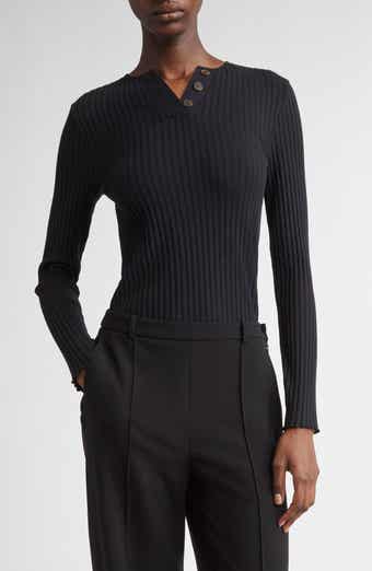 Vince Long Sleeve Rib Henley