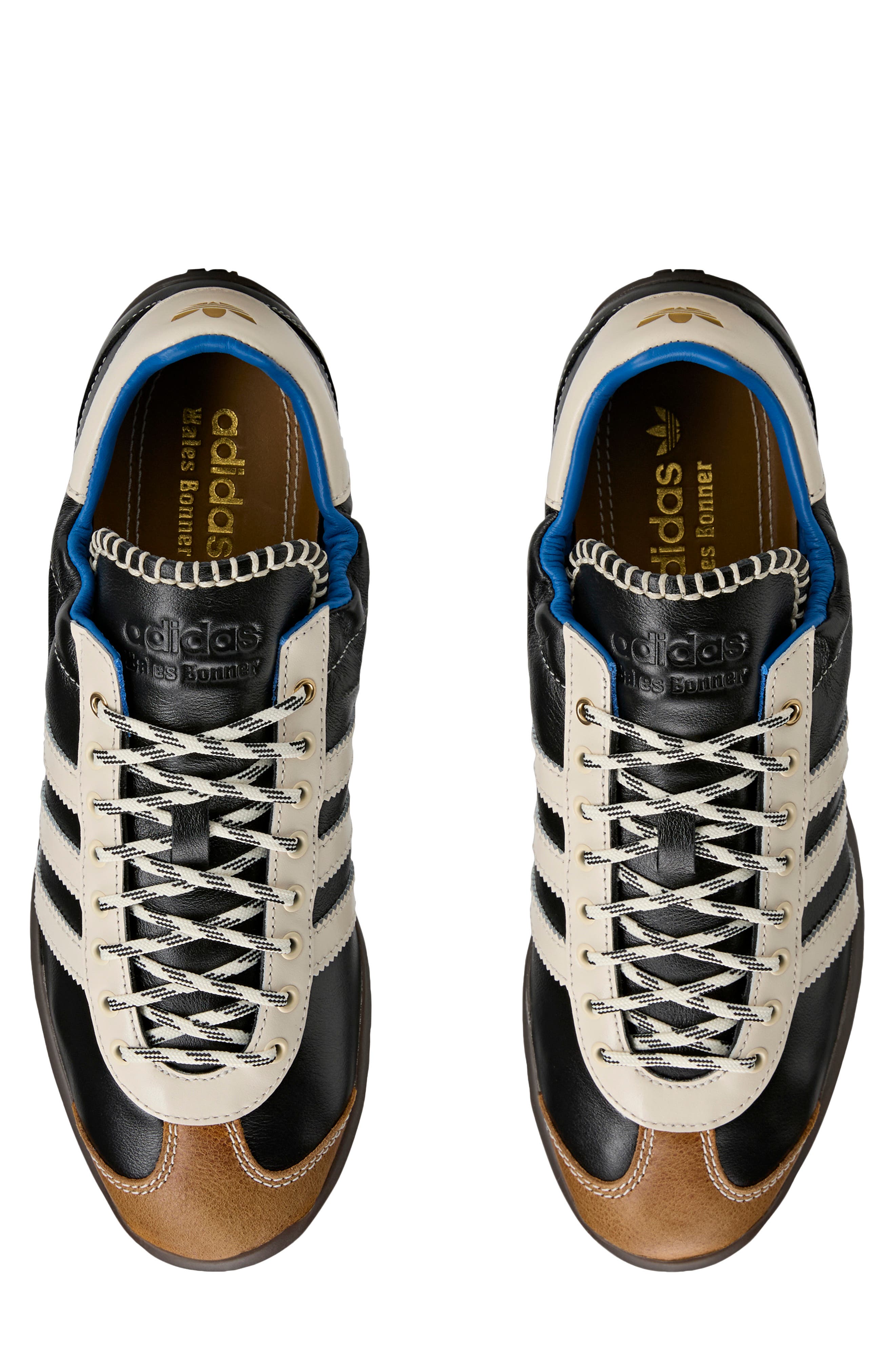 adidas x Wales Bonner Karintha OG Sneaker, Alternate, color, Core Black/ White/ Lush Blue