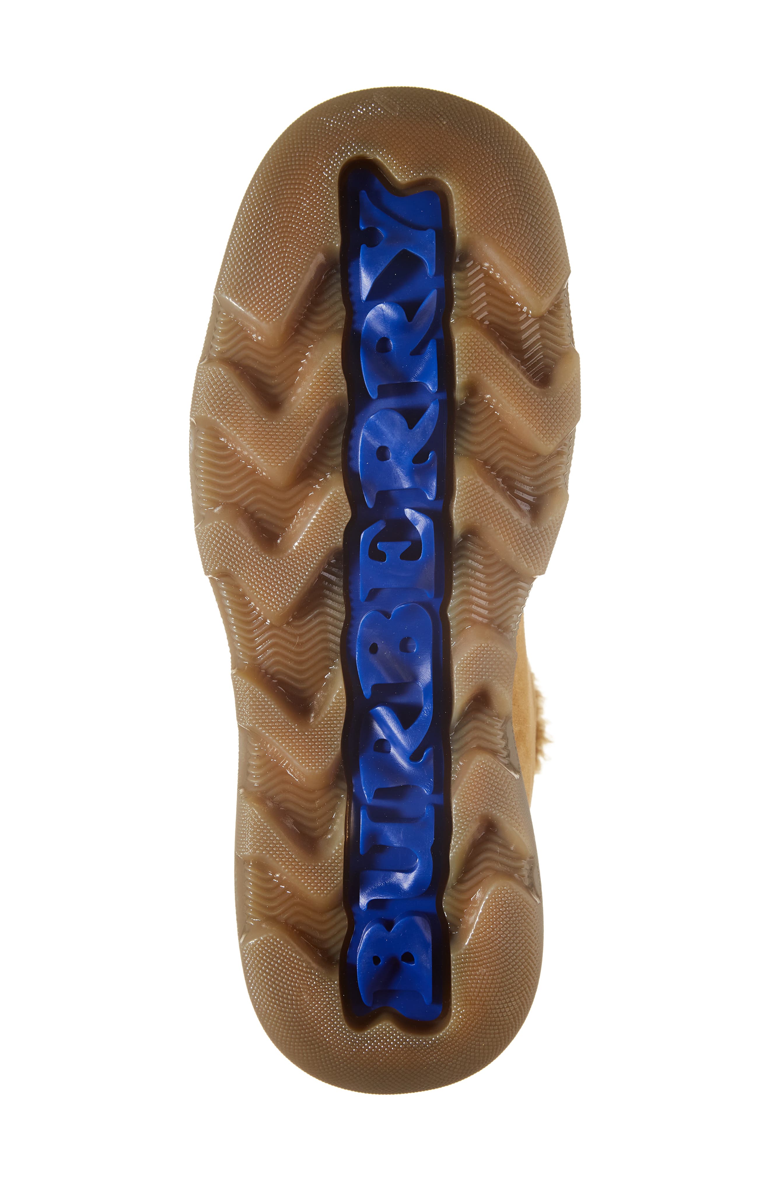 Burberry Genuine Shearling Creeper Boot, Alternate, color, 