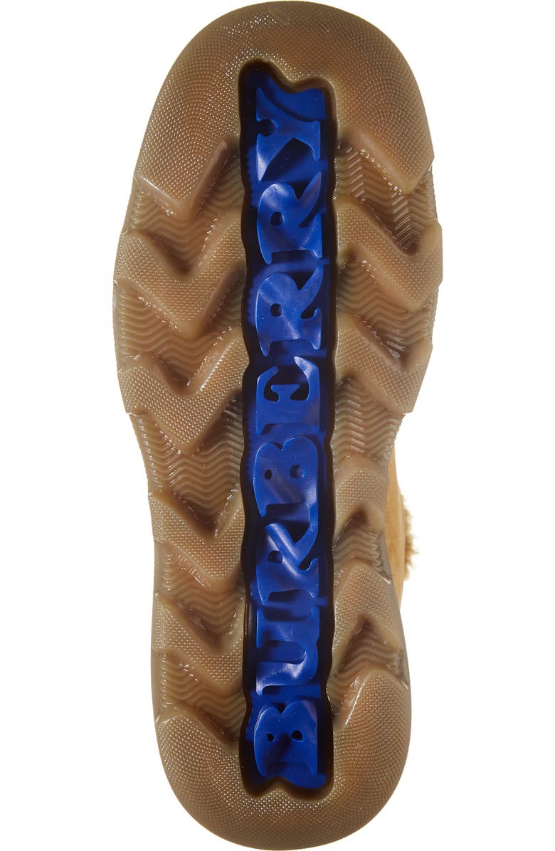 Burberry Genuine Shearling Creeper Boot, Alternate, color,