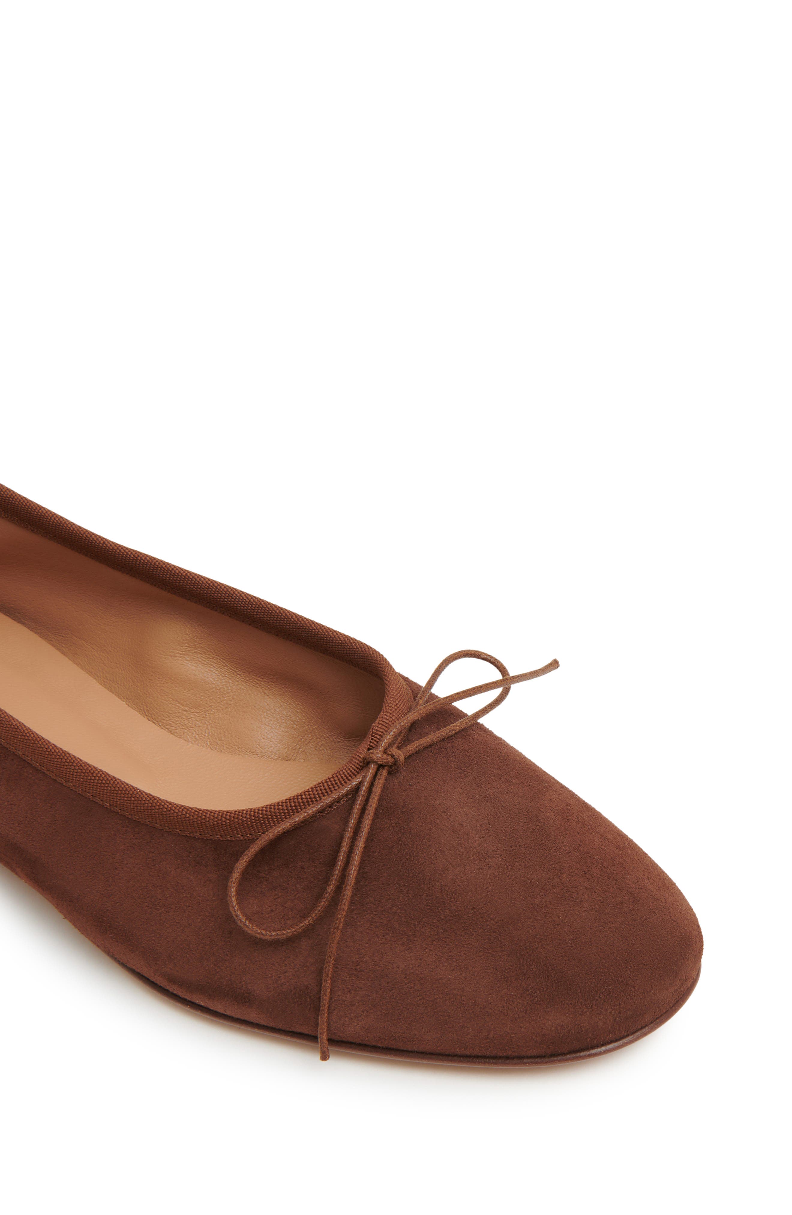 Mansur Gavriel Dream Ballerina Flat, Alternate, color, Espresso