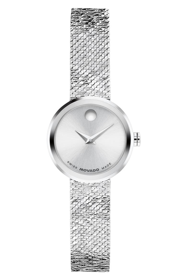 Mini Museum Velura Mesh Strap Watch, 21mm (Women) | Nordstrom