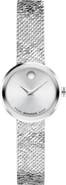 Movado Mini Museum Velura Mesh Strap Watch, 21mm