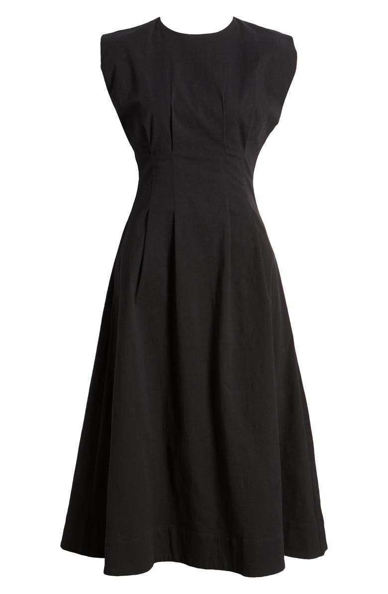 Mila Mae Cinched Waist Midi Dress, Alternate, color,