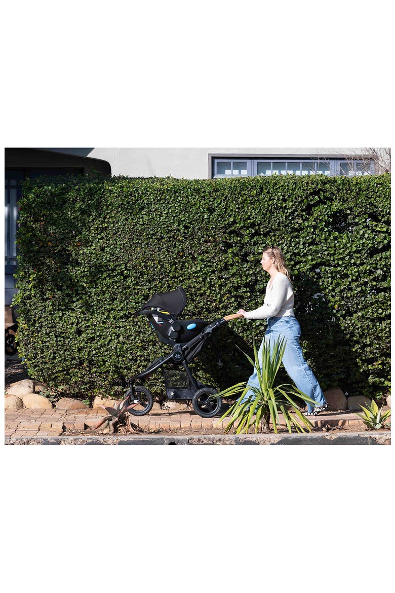 Indie Stroller & Clek Liing Railroad Ziip Travel System Car Seat Set, Alternate, color, BLACK