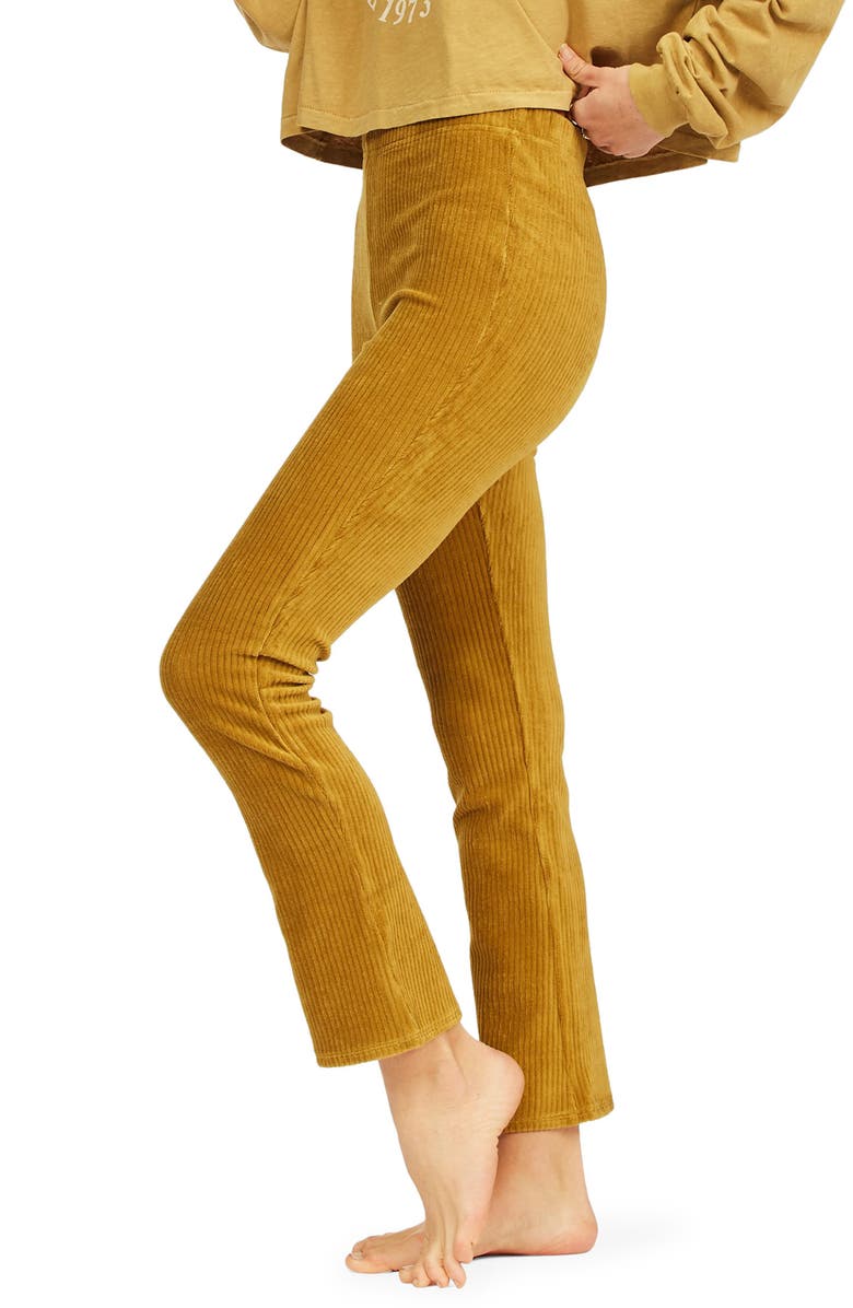Billabong x Sincerely Jules Hit A Cord Flare High Waist Corduroy Pants, Alternate, color, 