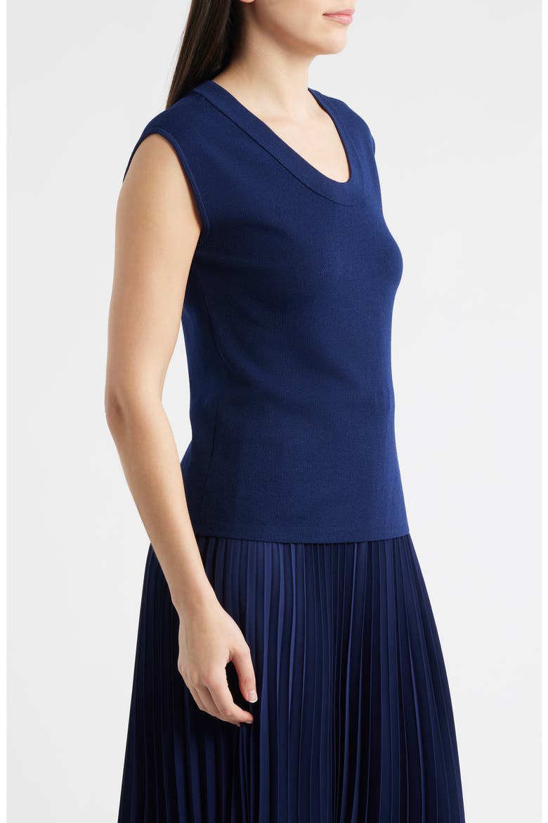 Scoop Neck Knit Top, Alternate, color, DISTANT MOUNTAIN