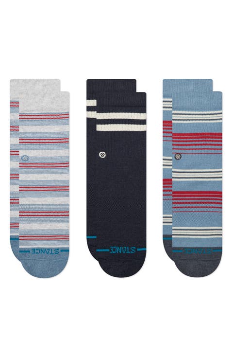 Kids' Easton 3-Pack Crew Socks