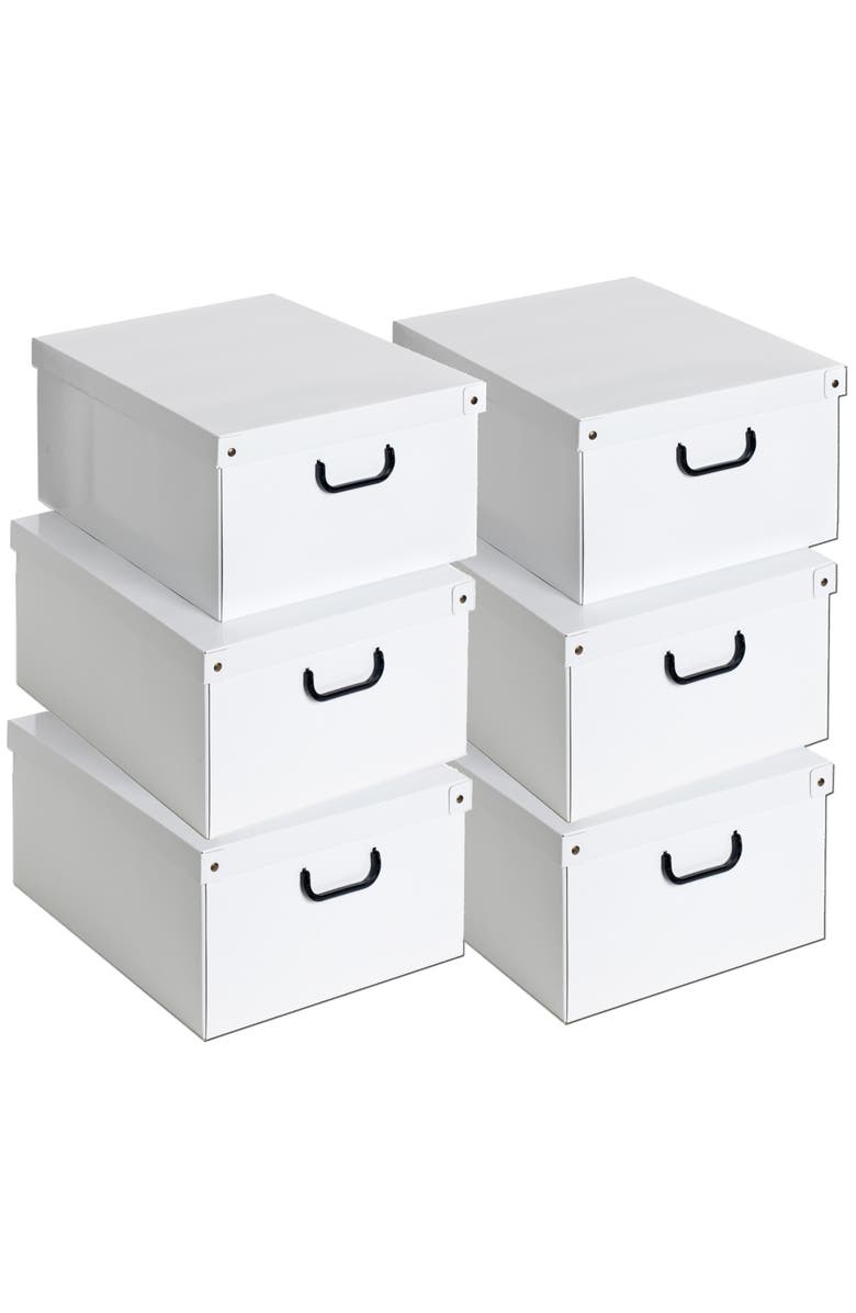 Lavatelli 6 Pack Large Size Storage Box, Main, color, Multicolored