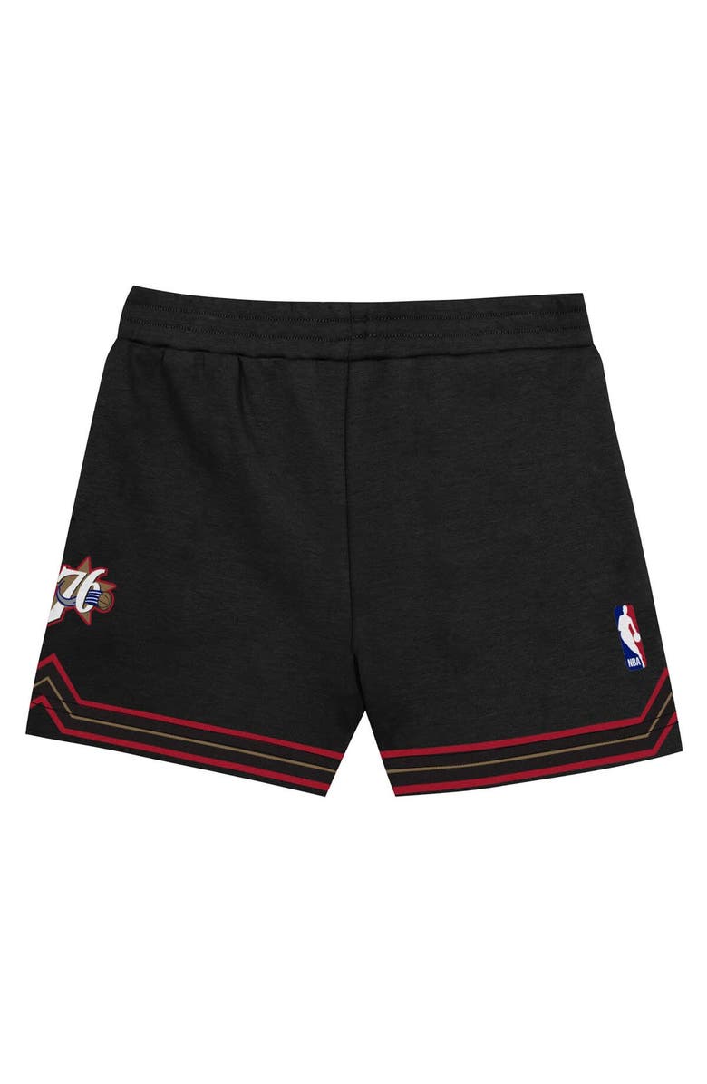 Mitchell & Ness Toddler Mitchell & Ness Allen Iverson Black Philadelphia 76ers 2-Piece Play by Place T-Shirt & Shorts Set, Alternate, color, Black