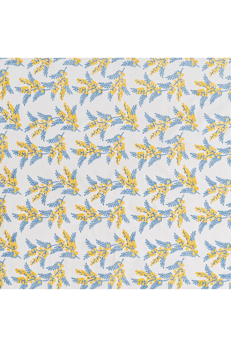 Mimosa Tablecloth, Alternate, color, Blue, Yellow 59" x 59"