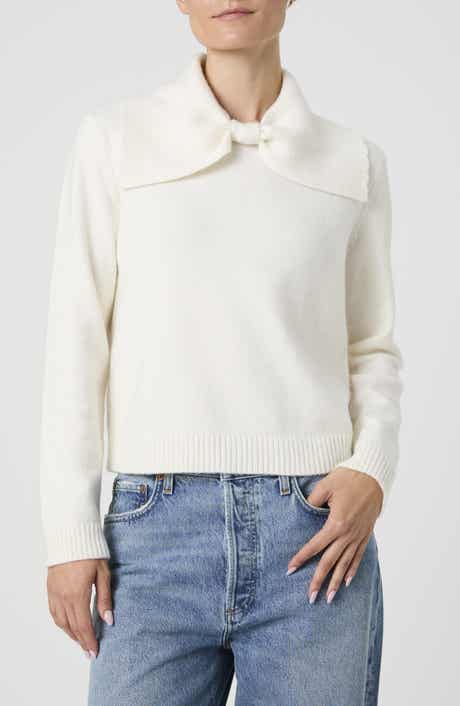 French Connection Maisie Scallop Edge Collar Sweater