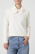 French Connection Maisie Scallop Edge Collar Sweater