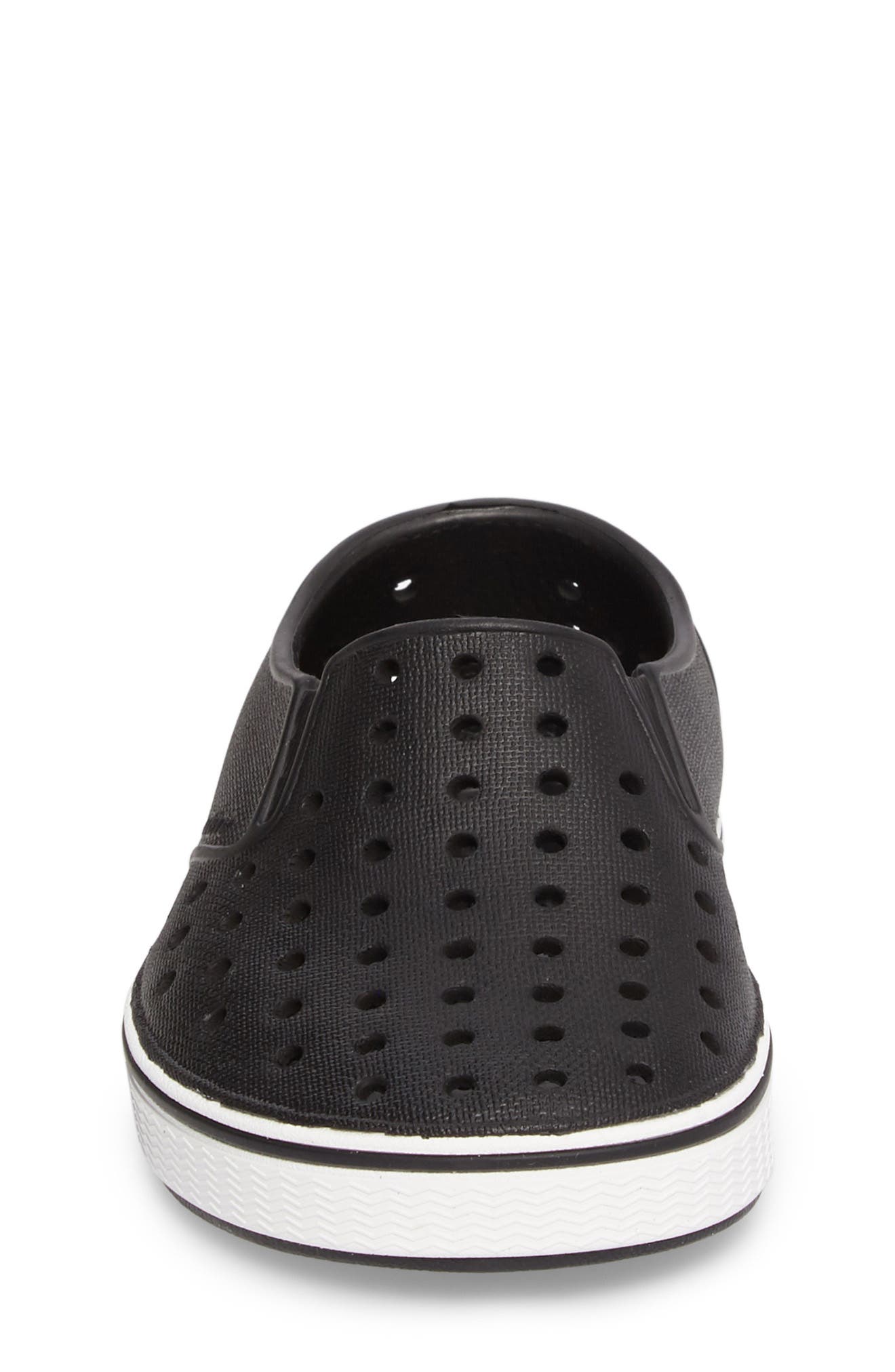 Native Shoes Kids' Miles Slip-On Sneaker, Alternate, color, Jiffy Black/ Shell White