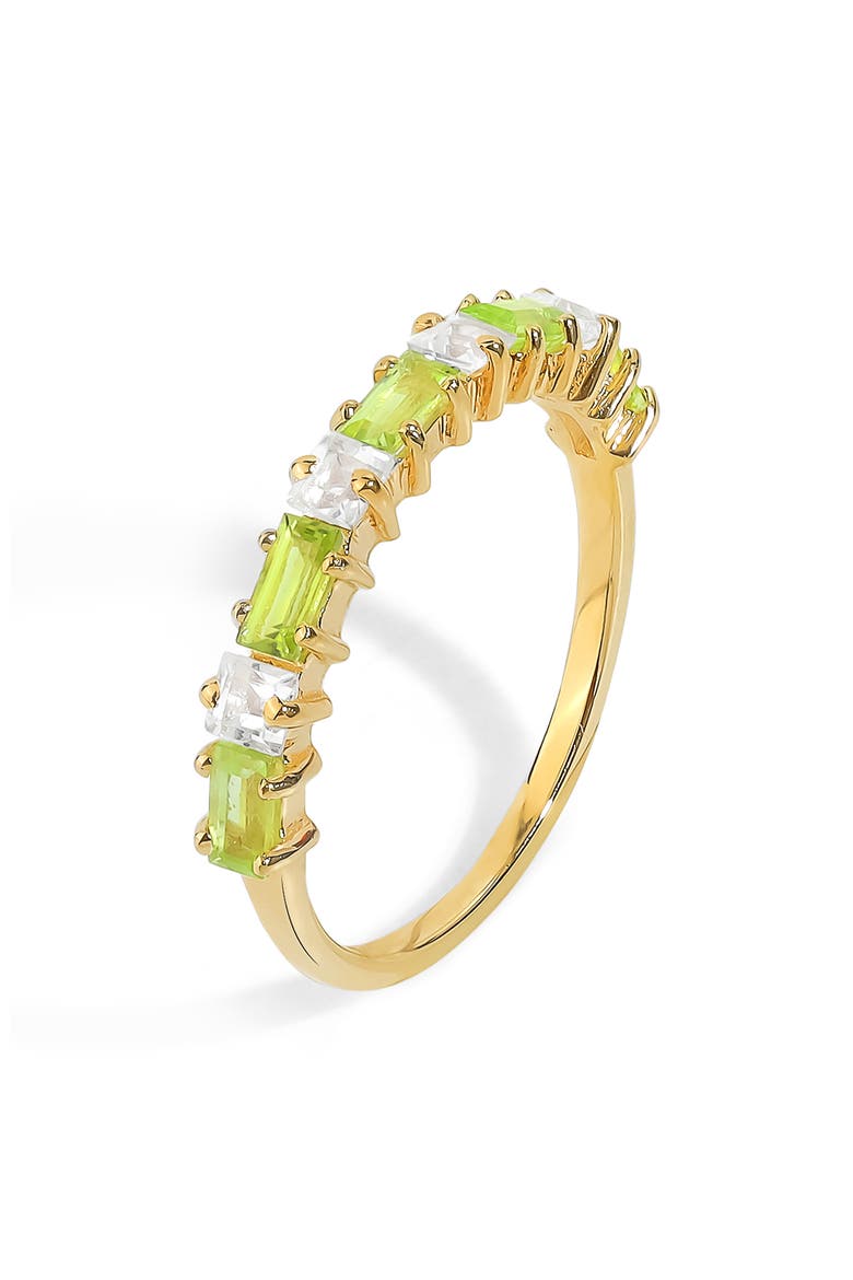 Mixed Gemstone Ring, Main, color, GREEN