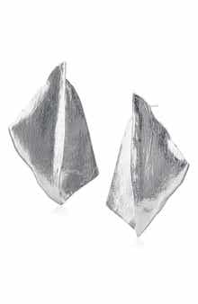 Oversized Organic Statement Earrings
