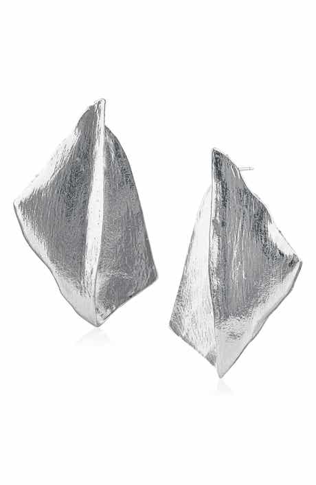 Oversized Organic Statement Earrings