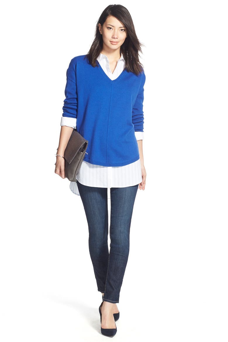 'Collin' Skinny Jeans, Alternate, color, STELLA