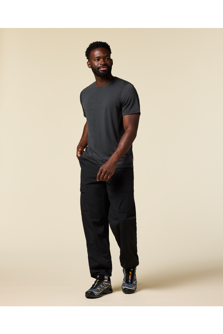 Empaca Crew T-Shirt - Men's, Alternate, color, Heather Black