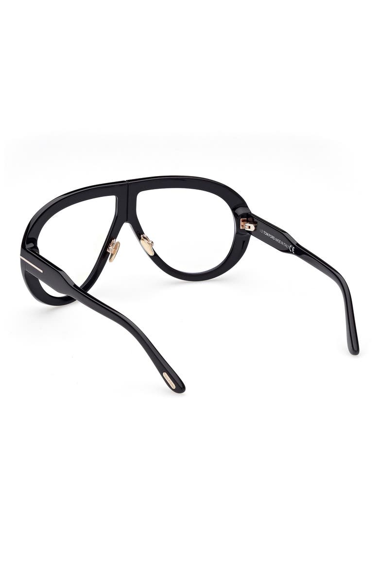 Troy 61mm Aviator Sunglasses, Alternate, color, SBLK
