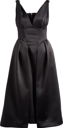 Paloma Satin Midi Dress