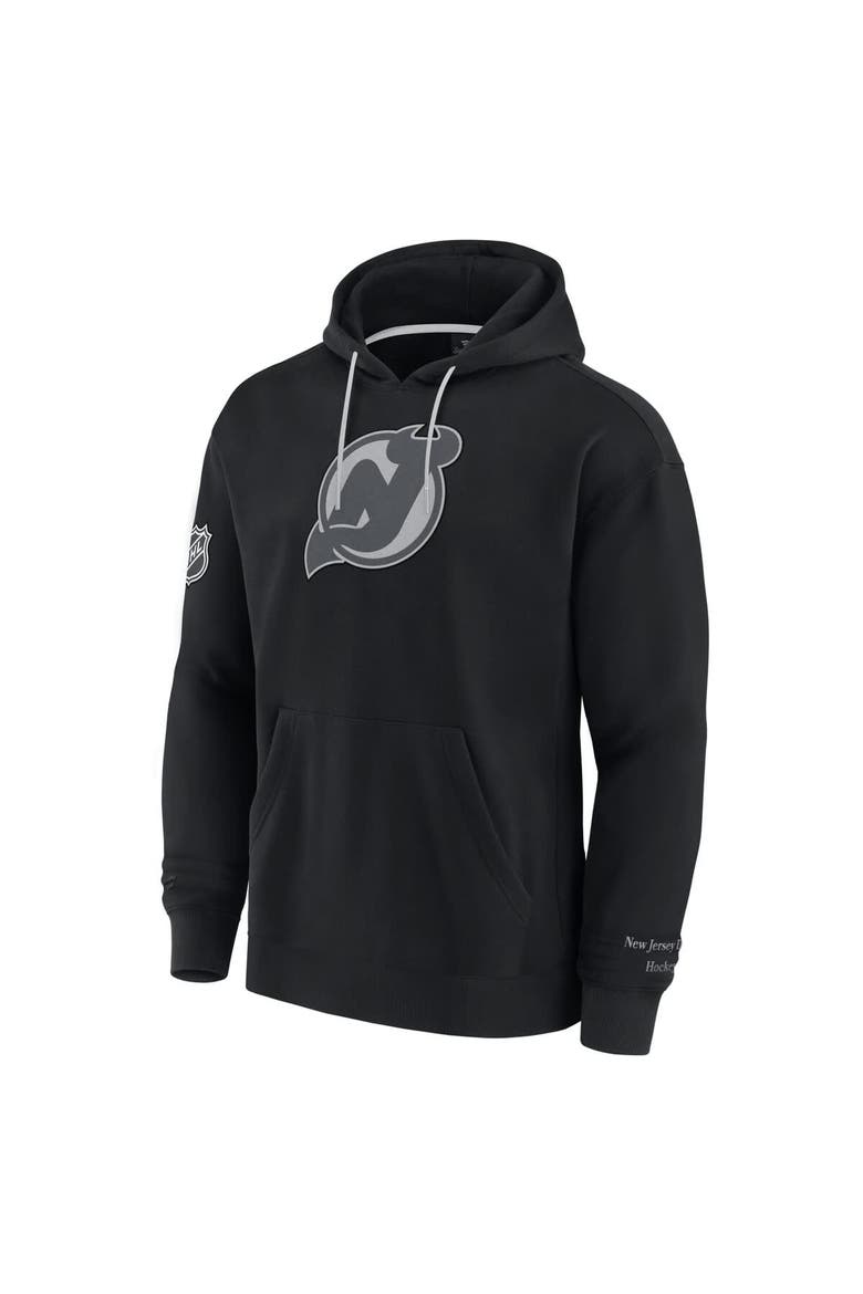 Men's Fanatics Black New Jersey Devils Elements Pace Pullover Hoodie, Alternate, color, Black