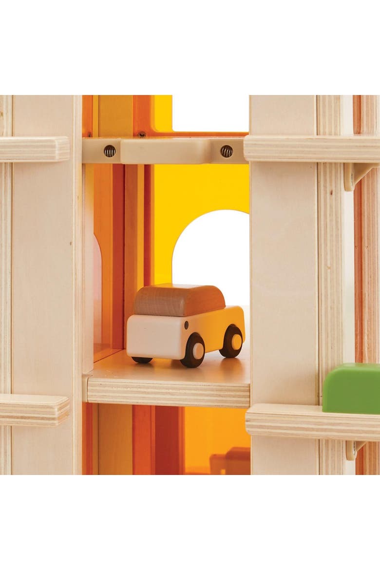 Parking Garage with Elevator, Alternate, color, Multicolored