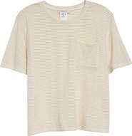 Lafayette 148 New York Short Sleeve T-Shirt with Pocket