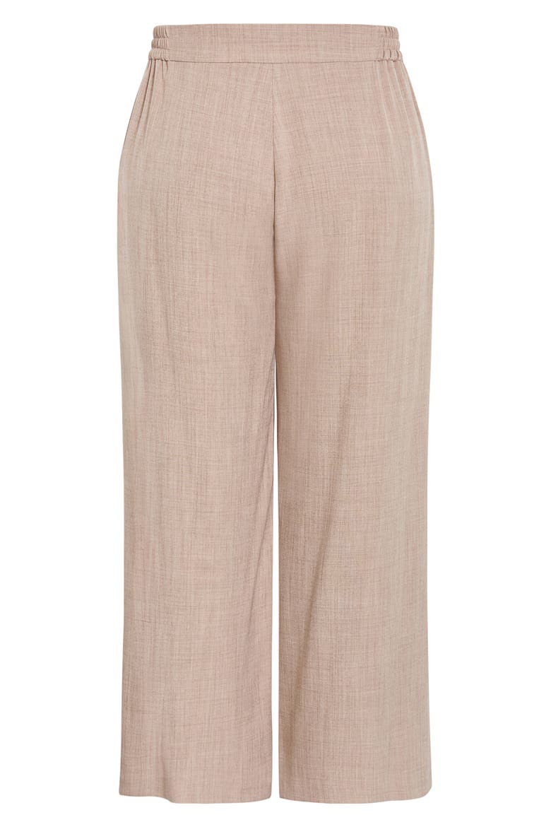 Luci Pleated Wide Leg Pants, Alternate, color, LATTE